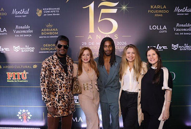 Adriana Bombom, Bukassa kabengele e Breno Santos brilham em noite de glamour e representatividade na celebração dos 15 anos do Grupo Jurema