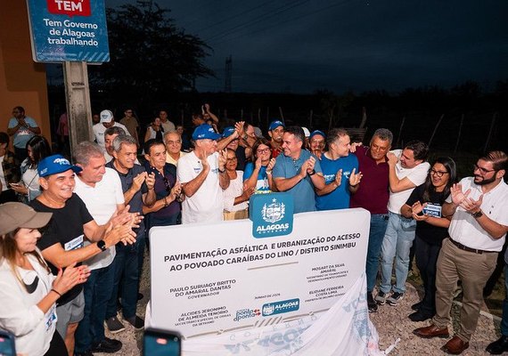 Renan Filho destaca programa que levou asfalto a mais de 85 povoados de Alagoas