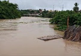 Nível do Rio Mundaú sobe e União dos Palmares tem alto risco de enchente