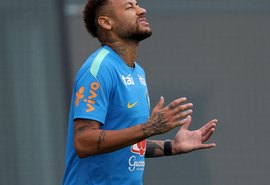 Neymar treina sem restrições com o grupo pelo segundo dia seguido