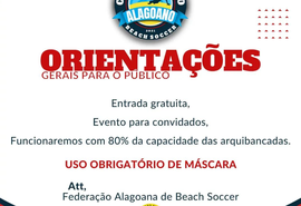 Campeonato alagoano de Beach Soccer começa hoje (6) na Pajuçara