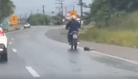 Proprietário de moto que arrastou cachorro em Rio Largo é identificado pela polícia