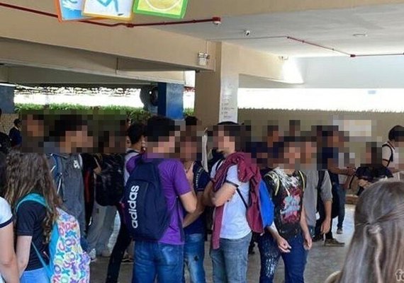 Trote gera tumulto e correria entre alunos de escola particular de Maceió