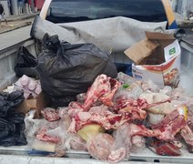 350 kg de produtos estragados são apreendidos na parte alta de Maceió