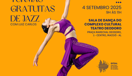 Diteal lança seleção com 20 vagas para aulas gratuitas de jazz