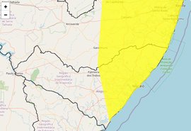 Inmet estende alerta de chuvas intensas para 59 municípios de AL; confira a lista