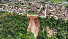 Voçoroca encontra-se em estágio avançado em Rio Largo, aponta Defesa Civil