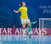 Brasil goleia e avança para semi da Copa do Mundo de futsal