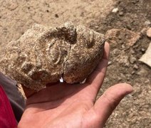 Descoberto rosto da deusa etrusca Uni em antigo templo