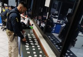 Polícia Rodoviária Federal apreende 501 papelotes de cocaína na BR-381