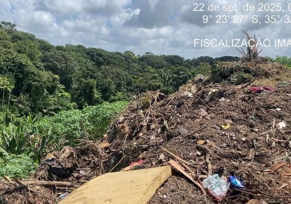 Prefeitura de Barra de Santo Antônio é multada em R$ 200 mil por lixão irregular