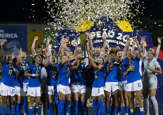 Futebol feminino: Brasil vence Copa América com 100% de aproveitamento