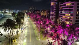 Maceió ganha iluminação rosa em apoio ao Outubro Rosa