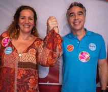 Rafael Brito recebe apoio de Jandira Feghali em encontro com o PCdoB