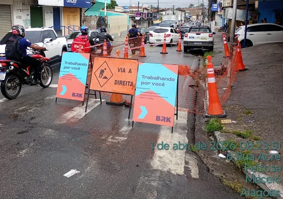 BRK: Reparo paralisa quatro poços e água pode faltar em bairro de Maceió