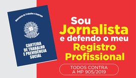 Jornalistas brasileiros se mobilizam no Dia de Luta contra a MP 905/2019