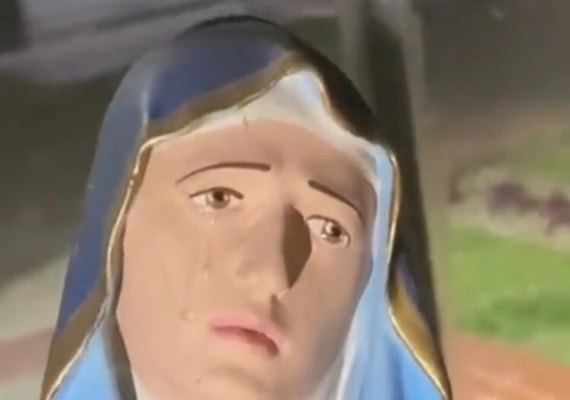 Imagem de Santa que apareceu em lágrimas no interior de Alagoas será investigada pela Igreja e Ufal