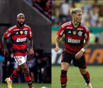 Gerson e Varela brigam em treino do Flamengo; uruguaio tem suspeita de fratura