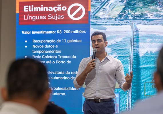Prefeito anuncia Programa Maceió Mares Limpos para eliminar línguas sujas na capital