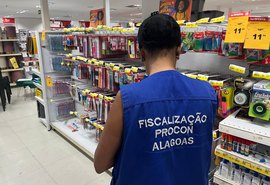 Procon Alagoas divulga resultado de pesquisa de preços em papelarias