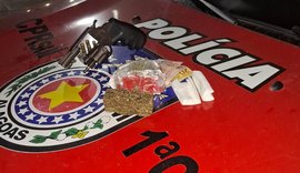 Abordagem policial resulta em apreensão de drogas e armamento em Anadia