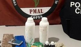 Dupla é presa com maconha, crack e cocaína durante operação no Sertão