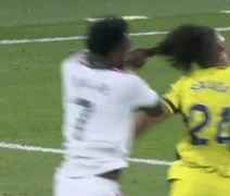 Vini Jr tem gol anulado e é expulso após puxão de cabelo no lance