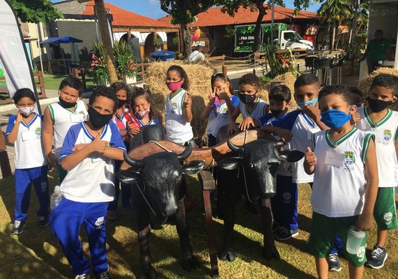 Estudantes da rede municipal de Maceió visitam a Expoagro/AL