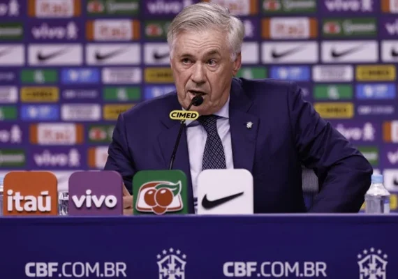 Ancelotti convoca Seleção para amistosos contra Coreia do Sul e Japão