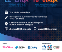 Maior evento de Química Analítica do país começa dia 15 em Maceió