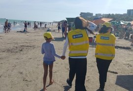 Equipe do Ronda no Bairro reencontra familiares de criança de 8 anos perdida em Maceió