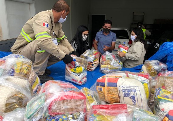 Parceria entre MVV e MPE culmina em doação de cestas básicas em Arapiraca