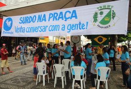 Prefeitura realiza projeto Surdo na Praça em alusão ao Setembro Azul