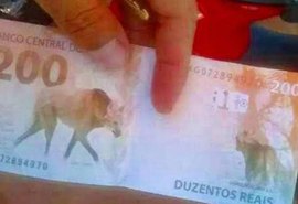 Nota falsa de R$200,00 circula no Rio de Janeiro
