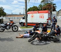 Samu alerta sobre o aumento dos atendimentos a vítimas de acidentes com motociclistas