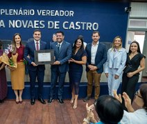 Allan Pierre concede homenagem a Alexandre Ayres na Câmara de Maceió
