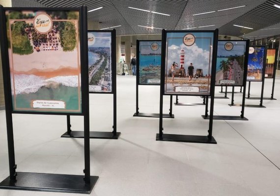 Destino Maceió é destaque em exposição fotográfica no metrô de São Paulo