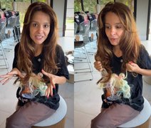 Maiara explica uso de lace por causa da alopécia: “Eu tava sem cabelo”