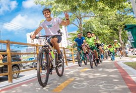Ciclovia da Avenida Fernandes Lima é inaugurada e poderá beneficiar 300 mil pessoas