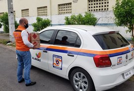 Materiais de higienização dos locais de votação em Maceió são entregues pela defesa civil