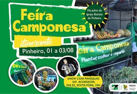 Feira Camponesa itinerante pretende movimentar o Pinheiro