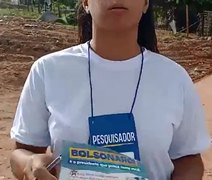Supostas pesquisadoras fazem falso questionário e entregam material de campanha de Bolsonaro em Alagoas