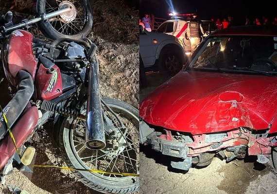 Motociclista morre atropelado por motorista embriagado em rodovia no Sertão de Alagoas