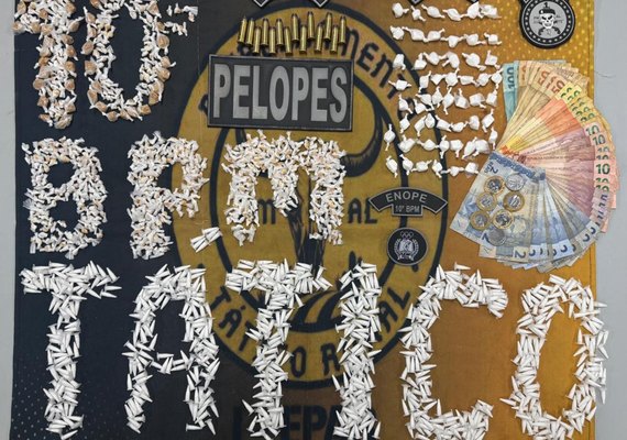 PM flagra venda de drogas e apreende quase 1,5 mil porções em Palmeira dos Índios