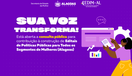 Secretaria da Mulher abre consulta para basear editais de políticas pública