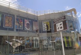 Diteal expõe obras nas paredes de vidro do Complexo Cultural Teatro Deodoro