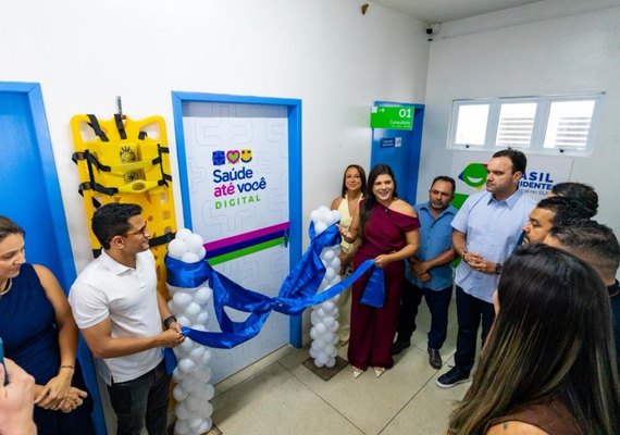 Alagoas inaugura em Novo Lino a 62ª sala do Saúde Até Você Digital