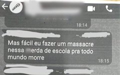 Foto foi postada em um grupo da escola