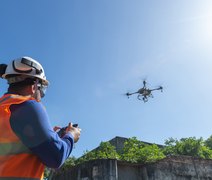 Drone intensificará o controle de insetos em bairros atingidos pelo afundamento de solo