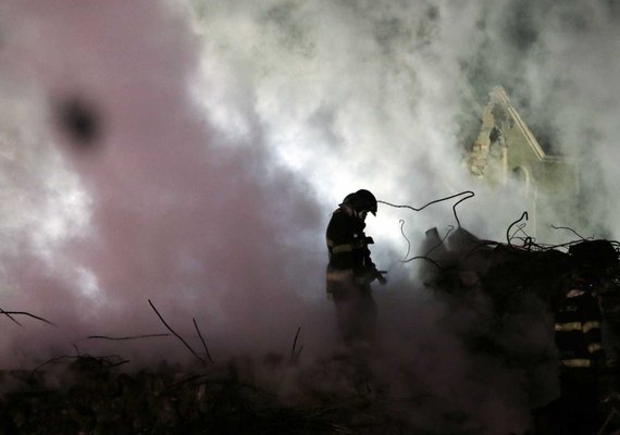 Pedido de socorro de homem que estava em prédio incendiado é revelado